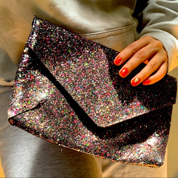H&M Glitter Envelope Clutch Bag - Picture 3 of 9